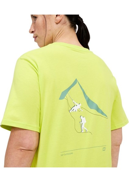 W Grappled Ss Tee Yel/yel