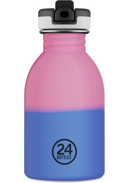 Kids Bottle Reactive Pembe/Mavi Paslanmaz Çelik Çocuk Su Matarası 250 ml