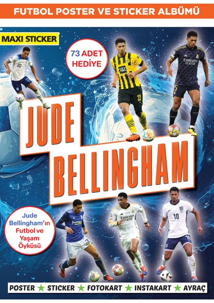 Jude Bellingham Poster ve Sticker Albümü 008