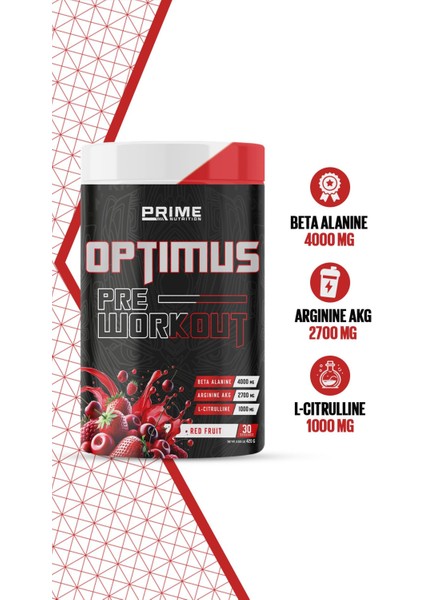 Optimus Pre-Workout 420 gr - Red Fruit fiyatları