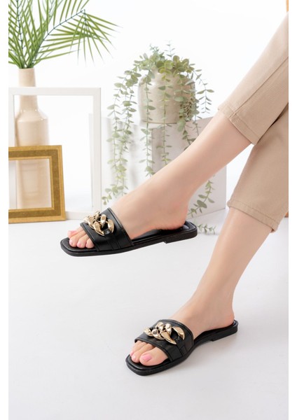 Zincirli Kadın Terlik Dış Mekan Sokak Plaj Ve Terliği modelleri