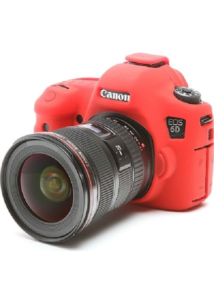 Canon 6d Kırmızı Silikon Kılıf
