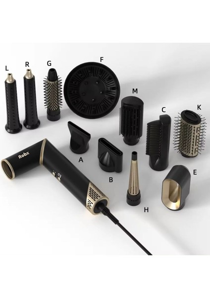 818 Airwrap 11 In 1 Saç Şekillendirme ve Kurutma Çok Fonksiyonlu Ultra Set
