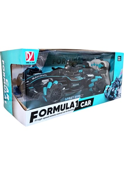 Duman Çıkaran Full Fonksiyon Şarjlı Formula 1 1:12 Ölçek Büyük Boy Uzaktan Kumandalı Oyuncak Araba