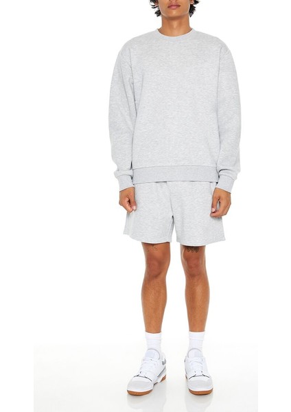 Pamuk Karışımlı Yuvarlak Yaka Sweatshirt fiyatları