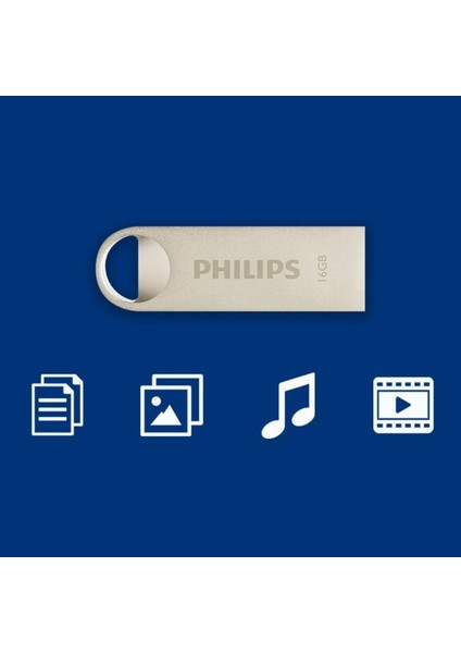 Moon 16 GB USB 2.0 Yüksek Hızlı Metal USB Flash Bellek modelleri
