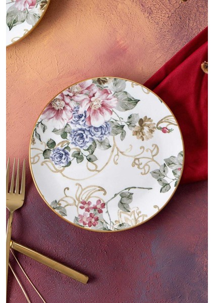 HCA-06406/6 Rosa 6'lı Pasta Tabağı - 19 cm fiyatları