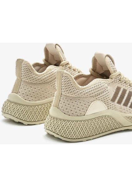 Ortopedik Spor Ayakkabı Şeritli Bağcıklı Hava Alan Ultra Rahat Hafif Taban Sneaker T-135