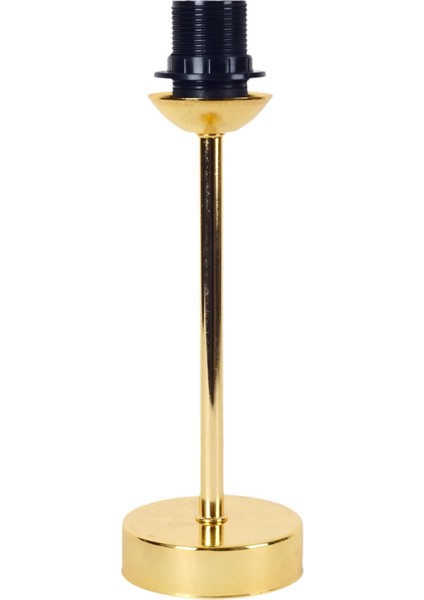 Siyah Beyaz Gold 3 Renk Metal Abajur Ayak 28 cm AYK0058