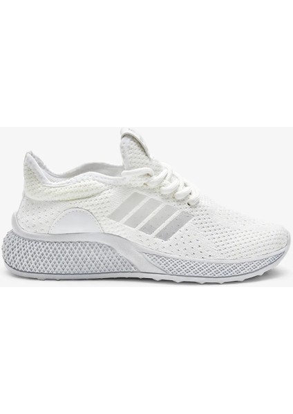 Ortopedik Spor Ayakkabı Şeritli Bağcıklı Hava Alan Ultra Rahat Hafif Taban Sneaker T-135