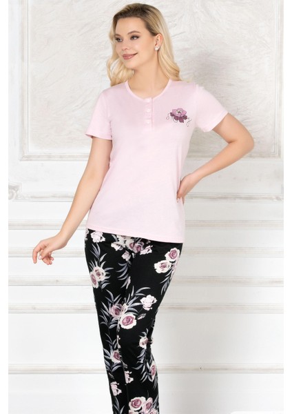 Kısa Kol Yazlık Modal Pijama Takımı Alperi 78-49