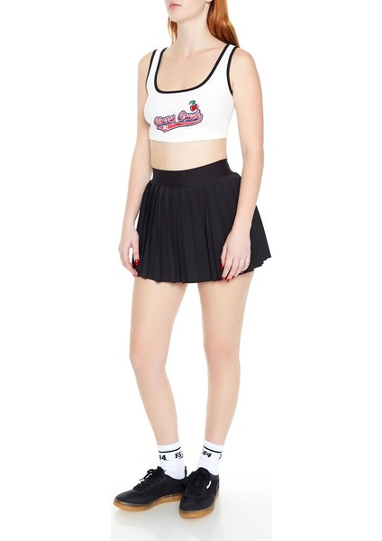 Pliseli Mini Şort Etek