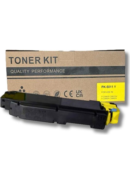 Utax/ta PK-5011 Y | P-C3060/P-C3065/P-C3061 | (100GR) Uyumlu Sarı Muadil Toner (5k)