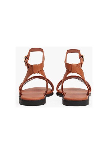 Ankle Strap Leather Sandal fırsatları