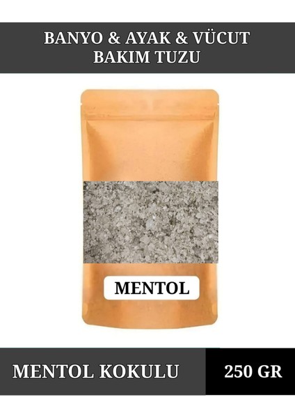 Mentol Banyo Tuz Küvet & Jakuzi Tuzu Ayak Bakım Manikür & Pedikür Tuzu Mentol Kokulu.