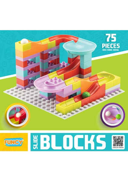 Slide Blocks 75 Parça Glabal Marka Uyumlu