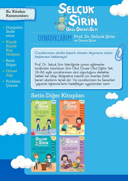 Selçuk Şirin Okul Öncesi Kutulu 5 Kitap Set - Selçuk Şirin – Derya Şirin
