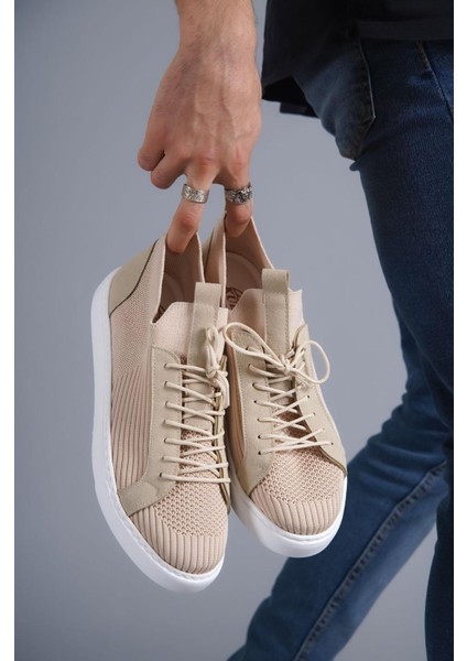 KB-112 Kuback Bej Triko Bağcıklı Günlük Erkek Ayakkabı fiyatları