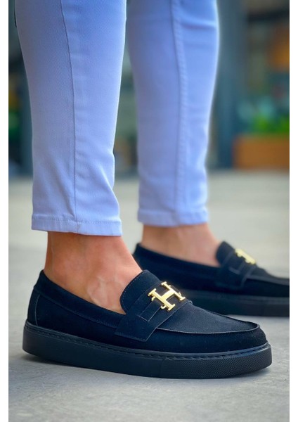 KB-027 Kuback Bağcıksız Kömür Süet H Günlük Erkek Ayakkabı fırsatları