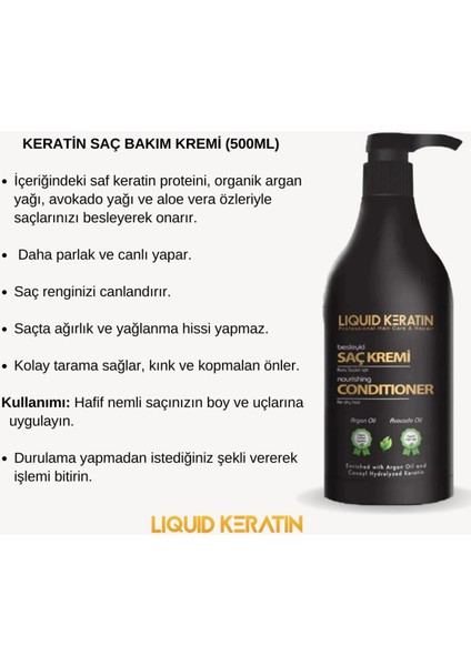 Keratin Kremi (500ML) Yıpranmış Kuru Saçlar Için (Nemlendirici Onarıcı) fiyatları