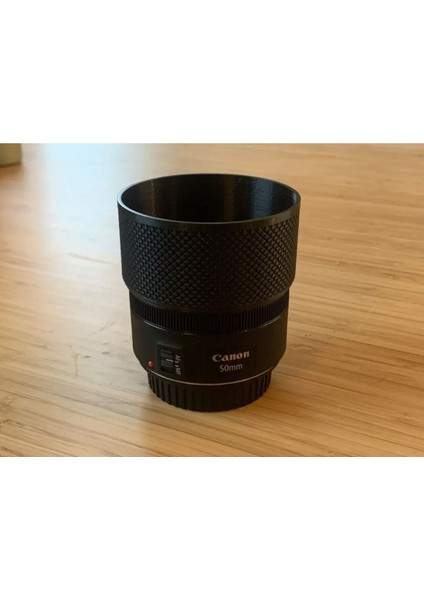 CAN0N Ef 50MM F1.8 Stm Lens Parasoley Siyah / Tek Ebat