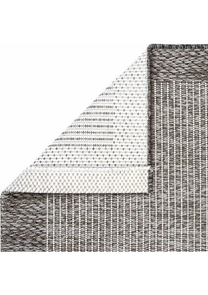 Smart 2004 Gri Kilim Halı Makinede Yıkanabilir İnce Kaymaz Taban Halı Dokuma Yazlık Balkon Kilimi indirimleri