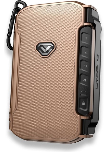 Vaultek Lifepod x Mini Seyahat Humidoru Rosegold 4lü