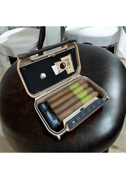 Vaultek Lifepod x Mini Seyahat Humidoru Rosegold 4lü