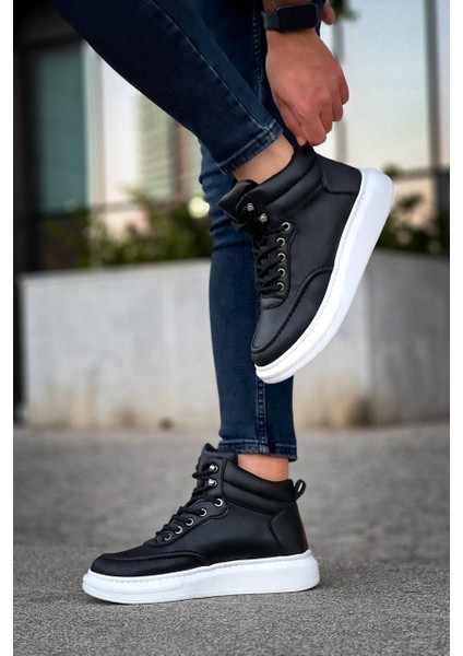 KB-0994 Kuback Siyah Cilt Yüksek Taban Erkek Bilek Bot fiyatları