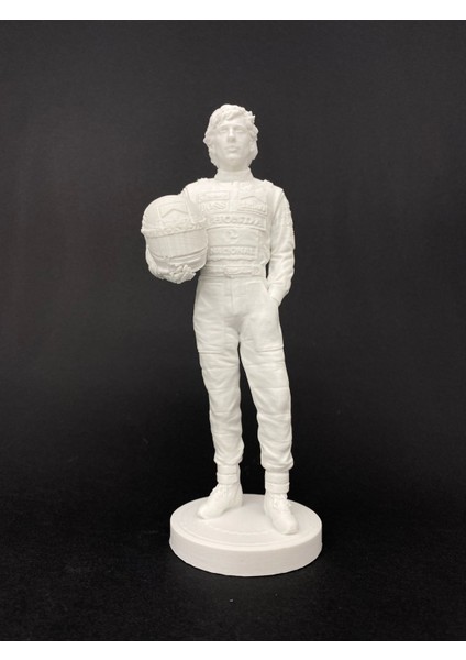 Ayrton Senna Büst Formula 1 Pilotu Senna Büst 20 cm Yarış Pilotu Senna Heykel modelleri