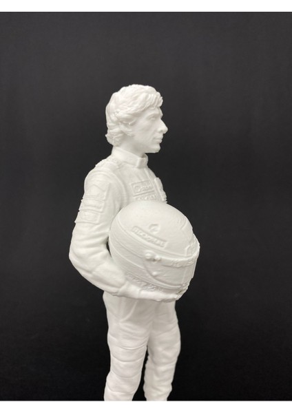 Ayrton Senna Büst Formula 1 Pilotu Senna Büst 20 cm Yarış Pilotu Senna Heykel fırsatları