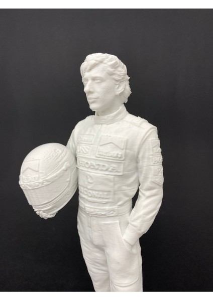 Ayrton Senna Büst Formula 1 Pilotu Senna Büst 20 cm Yarış Pilotu Senna Heykel indirimleri