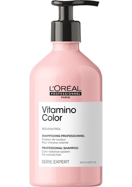 L'oreal Professionnel Serie Expert Vitamino Color Boyalı Saçlar Için Kırmızı Meyveli Renk Koruyucu Şampuan 500ML