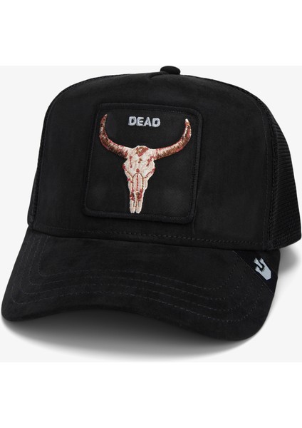 The Suede Skull.black