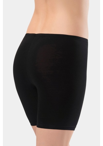 Kadın Likralı Uzun Şort 980/SIYAH fırsatları