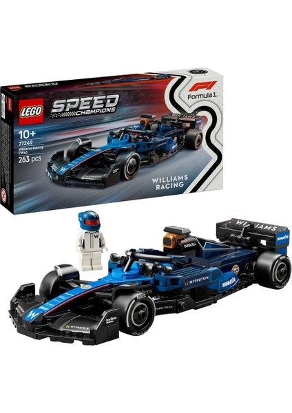 ® Speed Champions Williams Racing FW46 F1® Yarış Arabası 77249 - 10 Yaş & Üzeri Çocuklar için Oyuncak Model Yapım Seti (263 P)