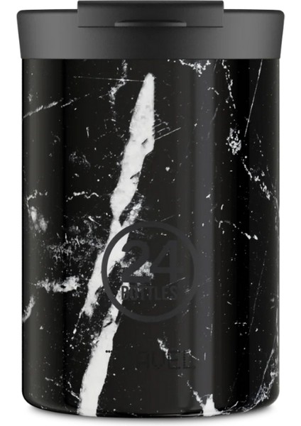 Travel Tumbler Black Marble Termos Kupa 350 ml