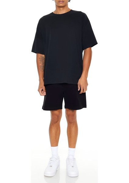 F21 Vented-Hem İpli Şort
