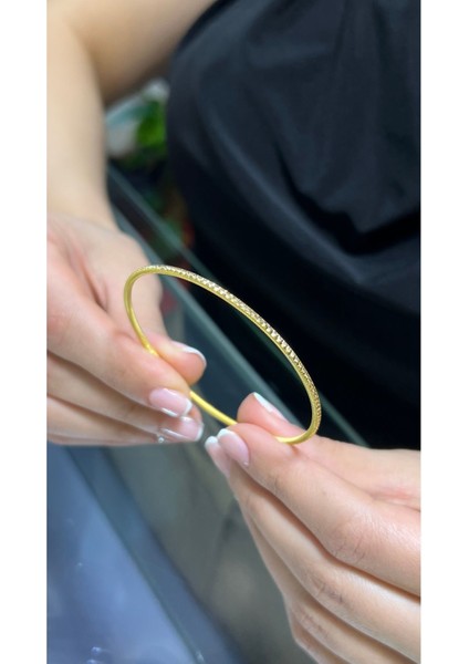 8 gr (Gram) Yatırımlık Işçiliksiz Dorika Toplu Ajda Bilezik 22 Ayar Altın modelleri