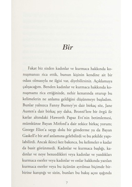 Kendine Ait Bir Oda - Virginia Woolf