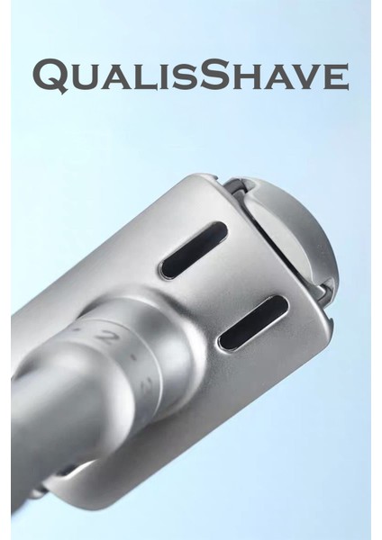 Shave Q7 Full Metal Manuel Tıraş Makinesi + U3 Full Metal Ustura + 20'li Platinum Yaprak Jilet