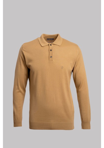 Camel Polo Yaka Triko