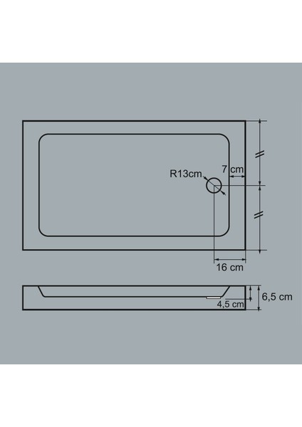 Poros 90*170 Dikdörtgen Flat Duş Teknesi fırsatları