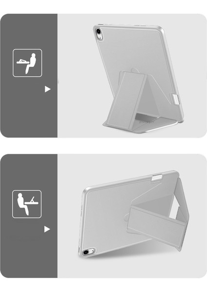 Apple iPad Pro 11 2.3.4.nesil 2020 2022 Uyumlu Standlı Kalem Yuvalı Darbe Korumalı Armor Kılıf