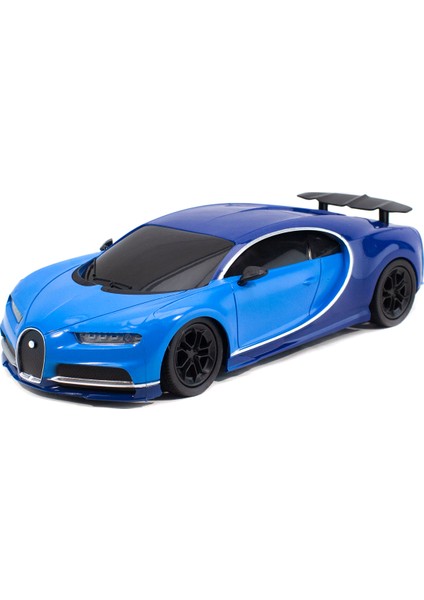 1:14 Uzaktan Kumandalı Bugatti Veyron Mavi Işıklı Şarjlı