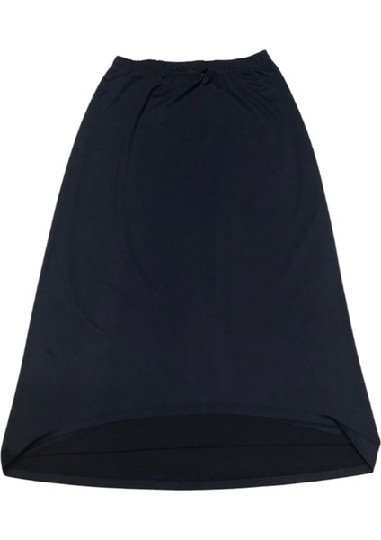 Kadın Beli Lastikli Astarlı Ince Penye Çan Etek modelleri