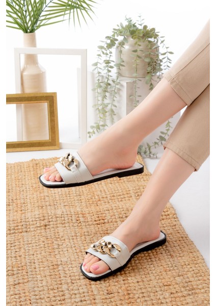 Zincirli Kadın Terlik Dış Mekan Sokak Plaj Ve Terliği fiyatları