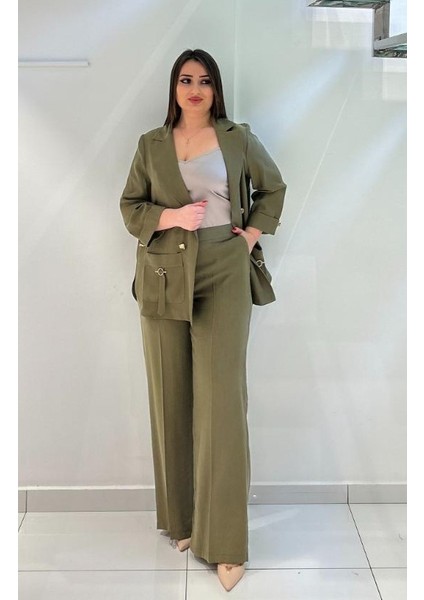 Büyük Beden Beli Lastik Dökümlü Detaylı Pantolon fiyatları