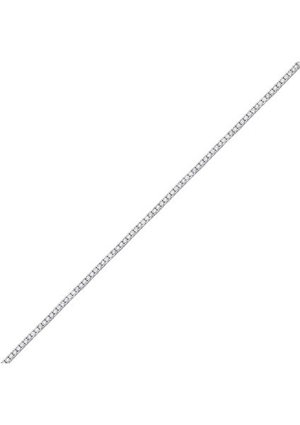 Gümüş Su Yolu Bileklik 2 mm