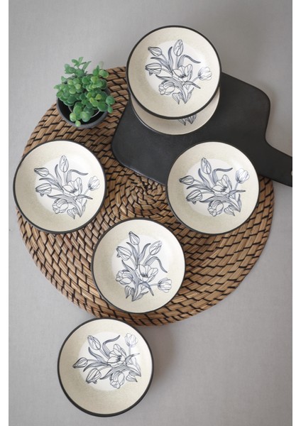 Shade Flowers Halka Sosluk / Çerezlik 13 cm 6 Adet 21847